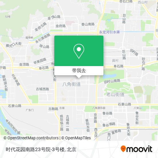 时代花园南路23号院-3号楼地图