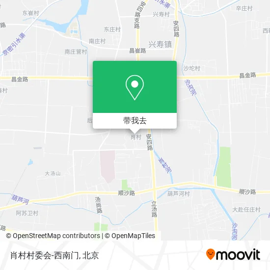 肖村村委会-西南门地图