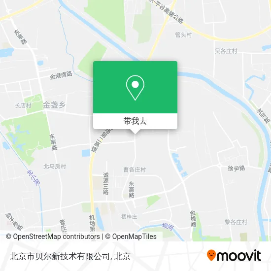 北京市贝尔新技术有限公司地图