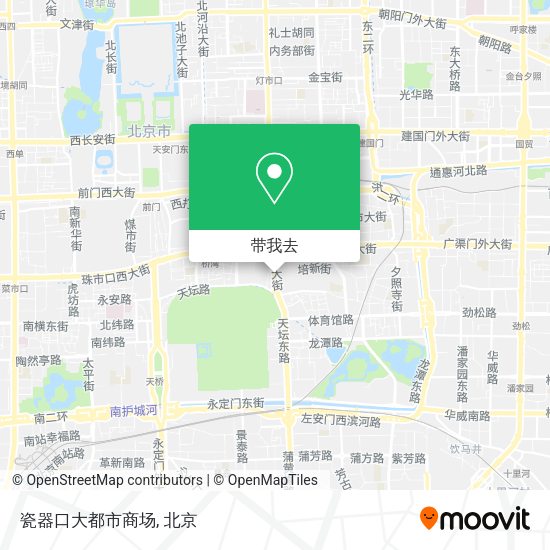 瓷器口大都市商场地图