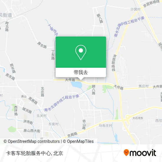 卡客车轮胎服务中心地图