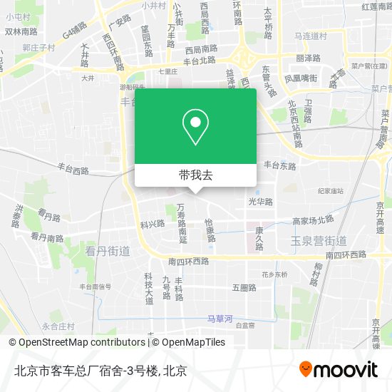 北京市客车总厂宿舍-3号楼地图