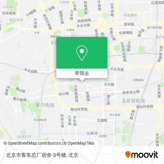 北京市客车总厂宿舍-3号楼地图