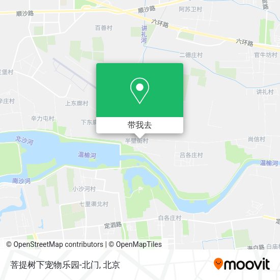 菩提树下宠物乐园-北门地图
