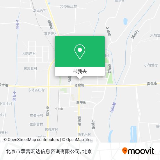 北京市双营宏达信息咨询有限公司地图