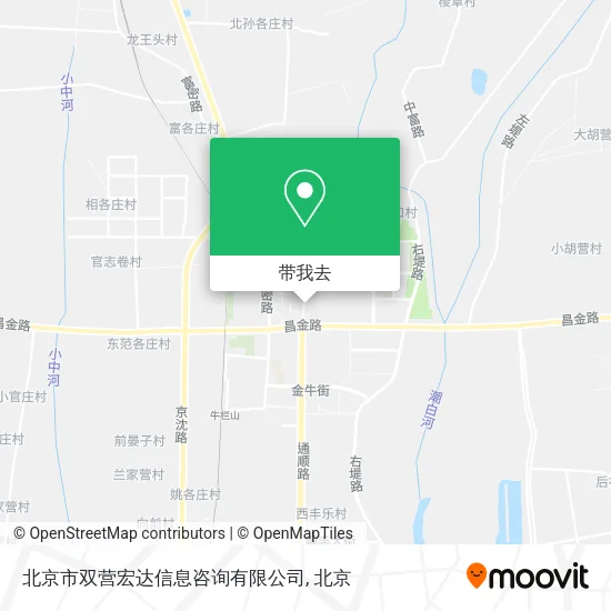 北京市双营宏达信息咨询有限公司地图
