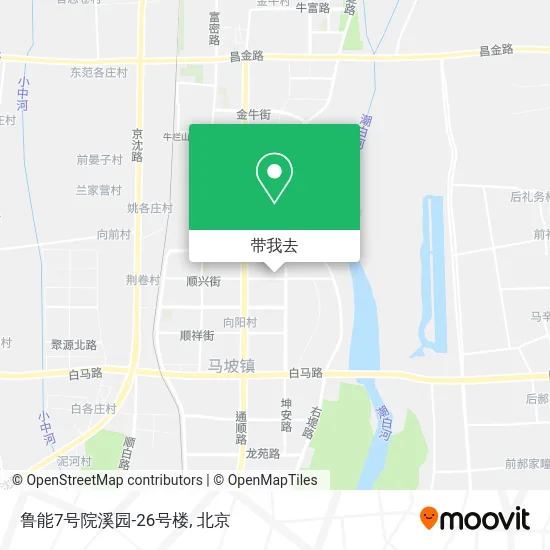 鲁能7号院溪园-26号楼地图