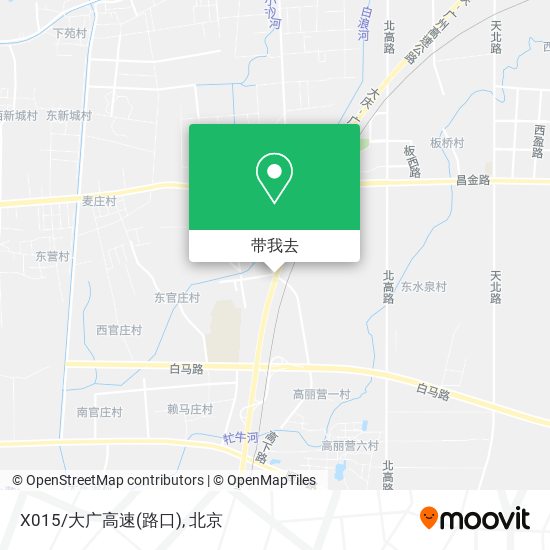 X015/大广高速(路口)地图