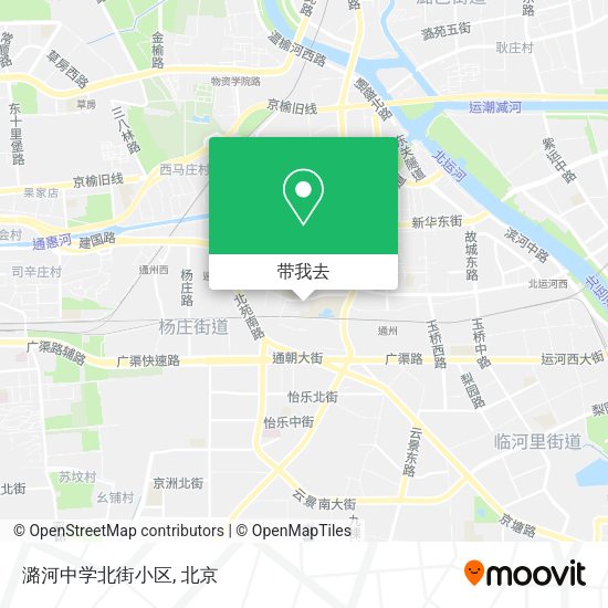 潞河中学北街小区地图
