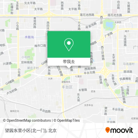 望园东里小区(北一门)地图