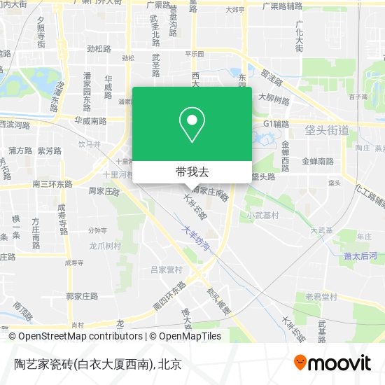 陶艺家瓷砖(白衣大厦西南)地图
