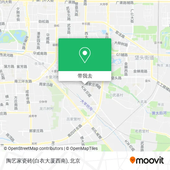 陶艺家瓷砖(白衣大厦西南)地图