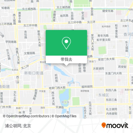 浦公胡同地图