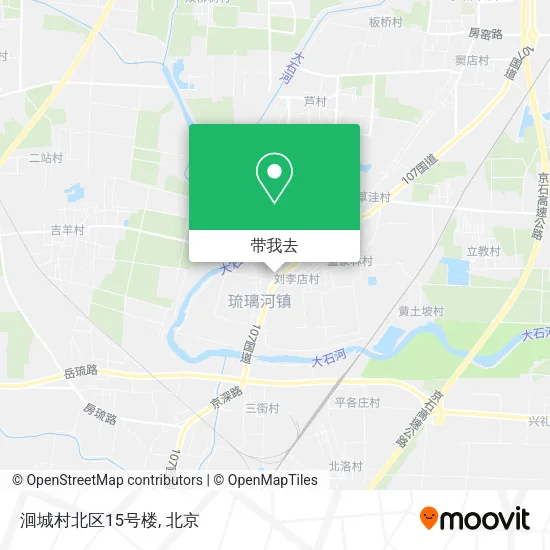 洄城村北区15号楼地图