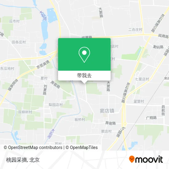 桃园采摘地图