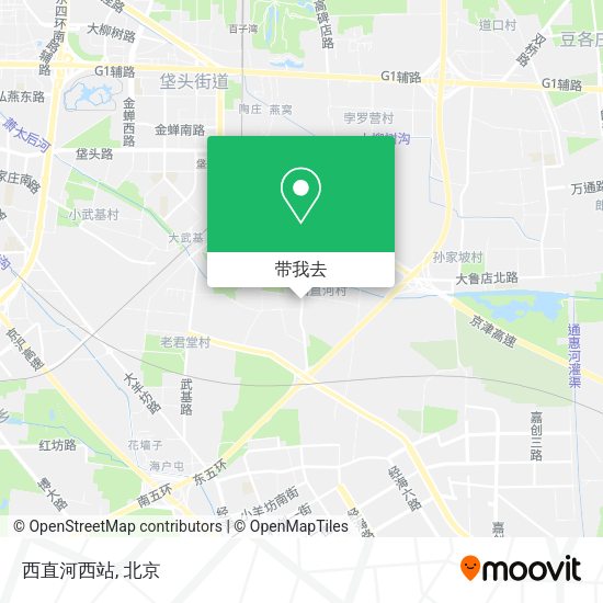 西直河西站地图