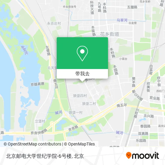 北京邮电大学世纪学院-6号楼地图