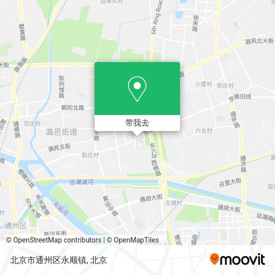 北京市通州区永顺镇地图