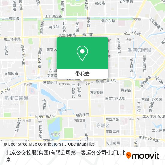 北京公交控股(集团)有限公司第一客运分公司-北门地图