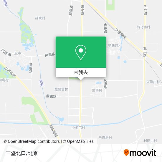 三垡北口地图