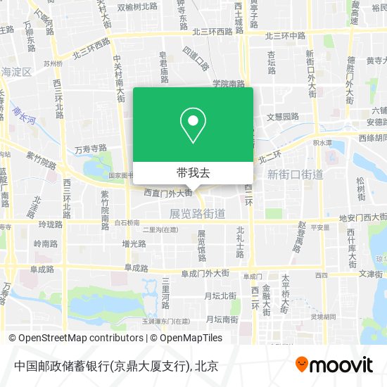 中国邮政储蓄银行(京鼎大厦支行)地图