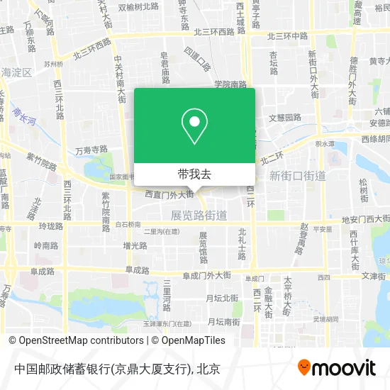 中国邮政储蓄银行(京鼎大厦支行)地图