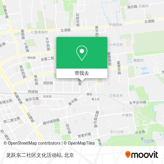 龙跃东二社区文化活动站地图