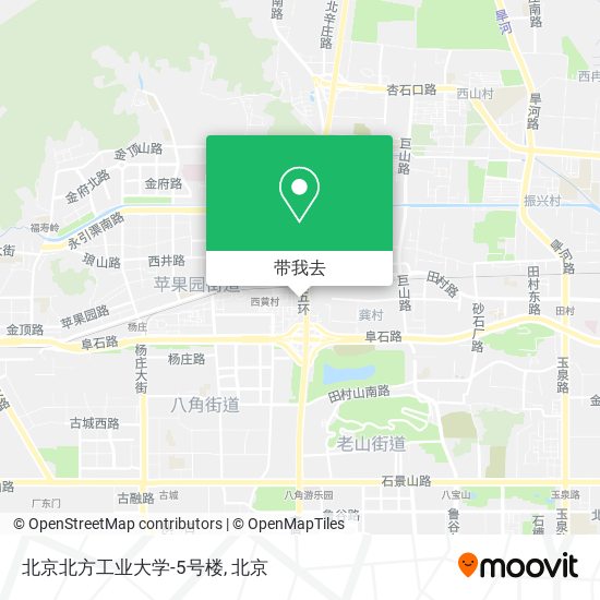 北京北方工业大学-5号楼地图