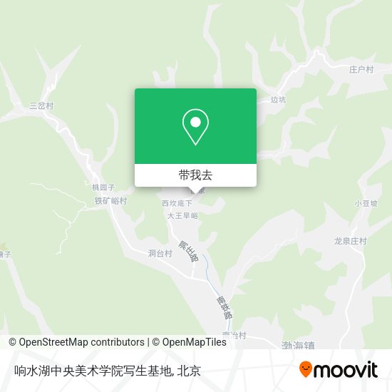 响水湖中央美术学院写生基地地图