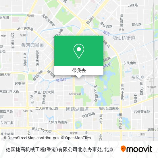 德国捷高机械工程(香港)有限公司北京办事处地图