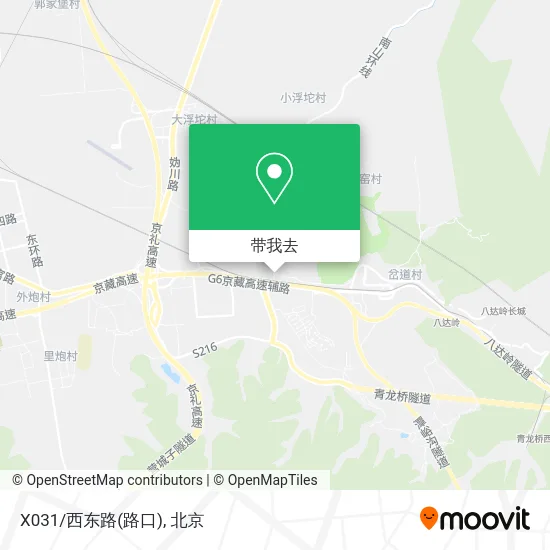 X031/西东路(路口)地图