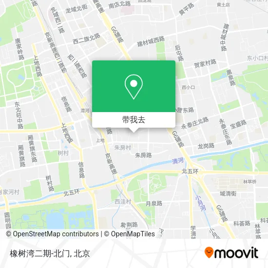 橡树湾二期-北门地图