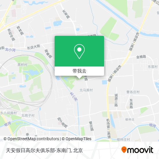 天安假日高尔夫俱乐部-东南门地图