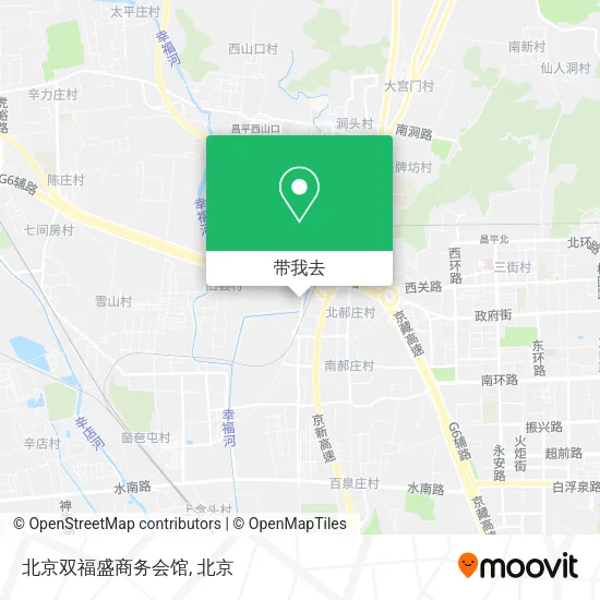 北京双福盛商务会馆地图