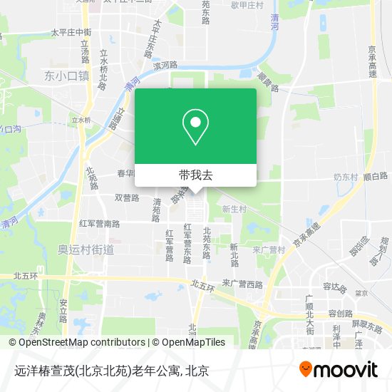 远洋椿萱茂(北京北苑)老年公寓地图
