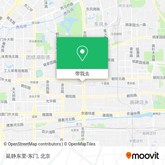 延静东里-东门地图