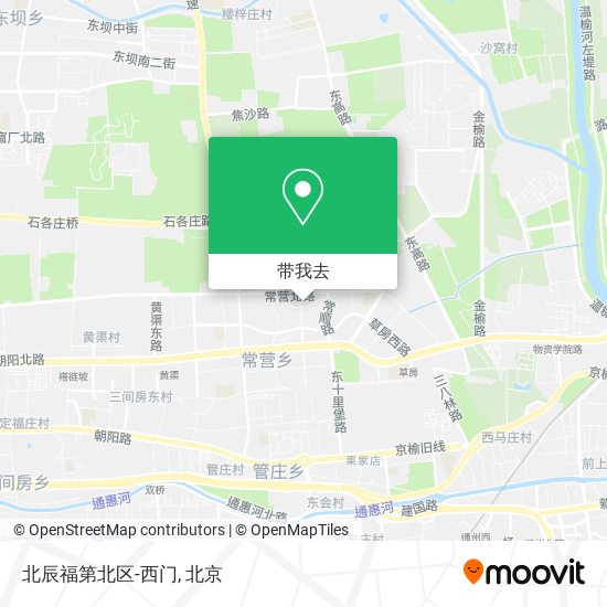 北辰福第北区-西门地图