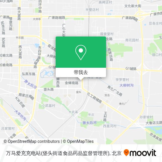 万马爱充充电站(垡头街道食品药品监督管理所)地图