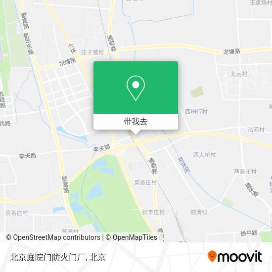 北京庭院门防火门厂地图