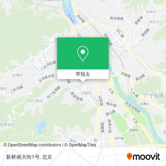 新桥南大街1号地图