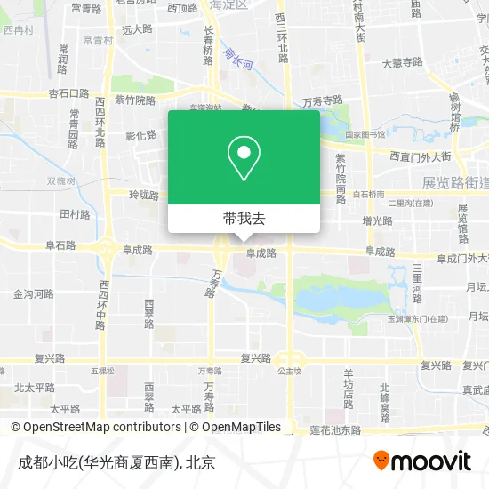 成都小吃(华光商厦西南)地图