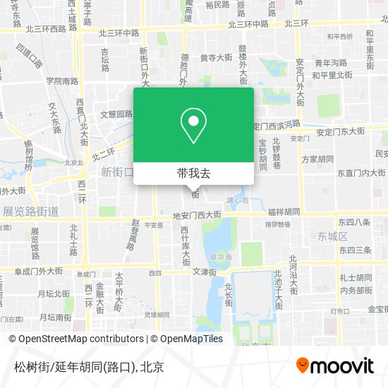 松树街/延年胡同(路口)地图