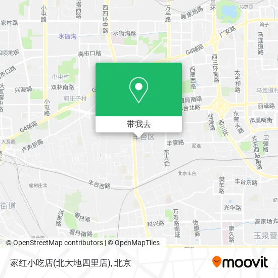 家红小吃店(北大地四里店)地图