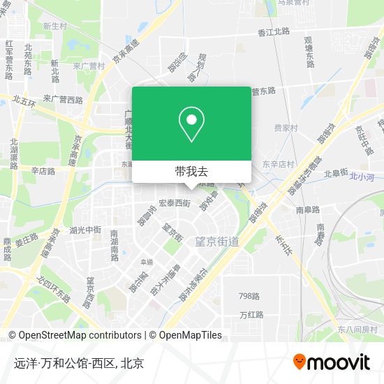 远洋·万和公馆-西区地图