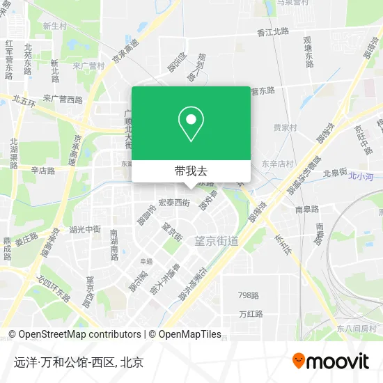 远洋·万和公馆-西区地图