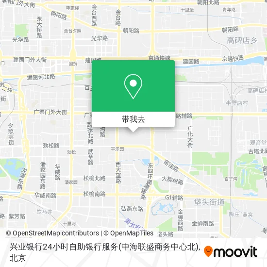 兴业银行24小时自助银行服务(中海联盛商务中心北)地图