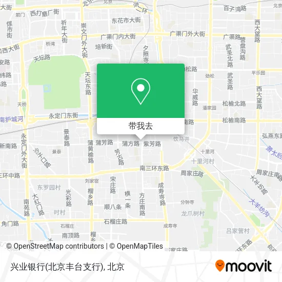 兴业银行(北京丰台支行)地图