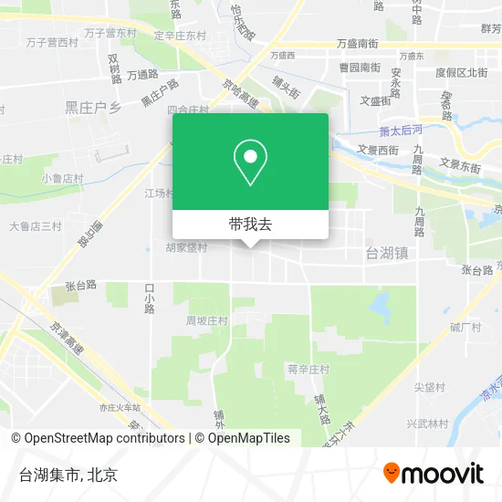 台湖集市地图
