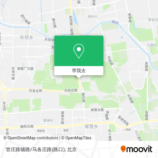 管庄路辅路/马各庄路(路口)地图