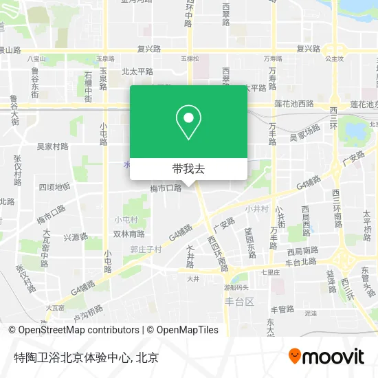 特陶卫浴北京体验中心地图